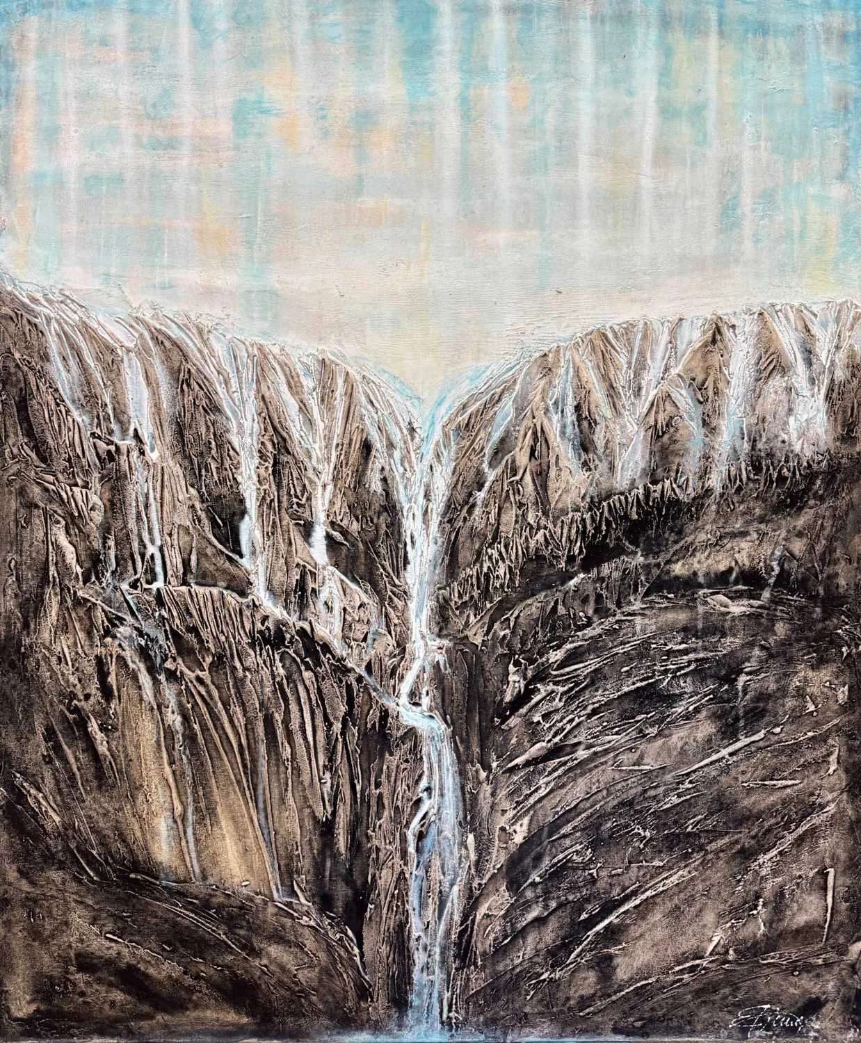 Tears of Drought | 100 x 120 cm | 2023