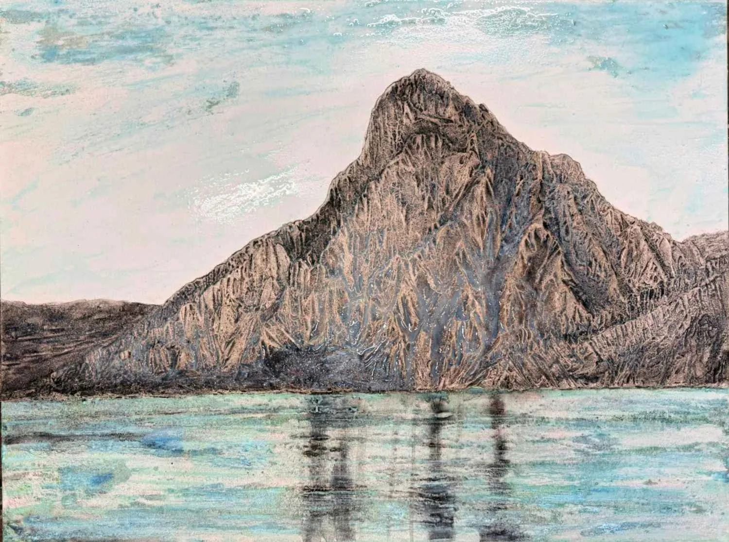 Traunstein under progress | 80 x 60 cm | 2026