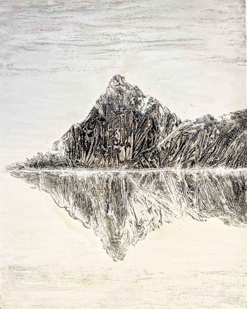 Echoes of Traunstein | 80 x 100 cm | 2024 