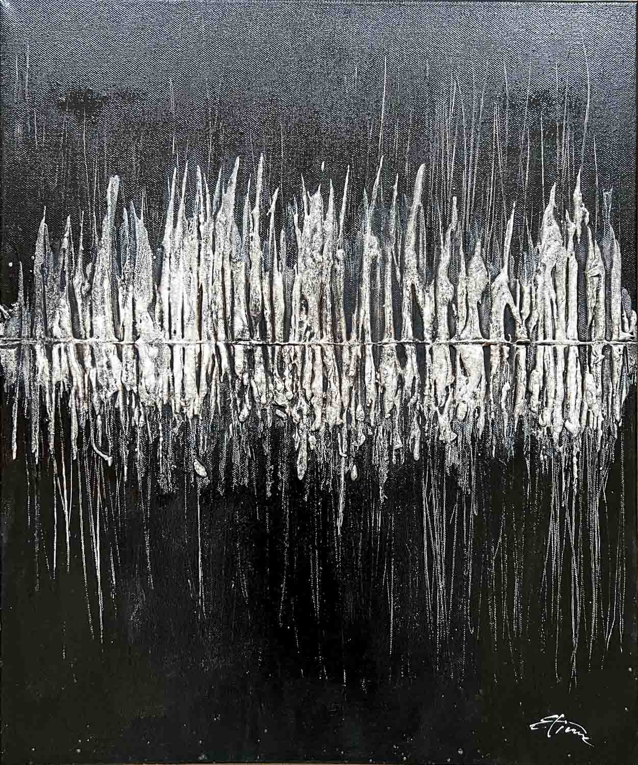 Nachts ist es schön, an das Licht zu glauben | 50 x 60 cm | 2023