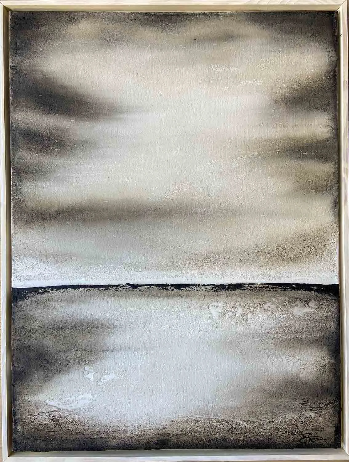 Zyklus: Was kommt danach, was war davor? | 80 x 100 cm | 2021 - 2. Preis Mandrac'23 Kunstfestival Opatija (HR)