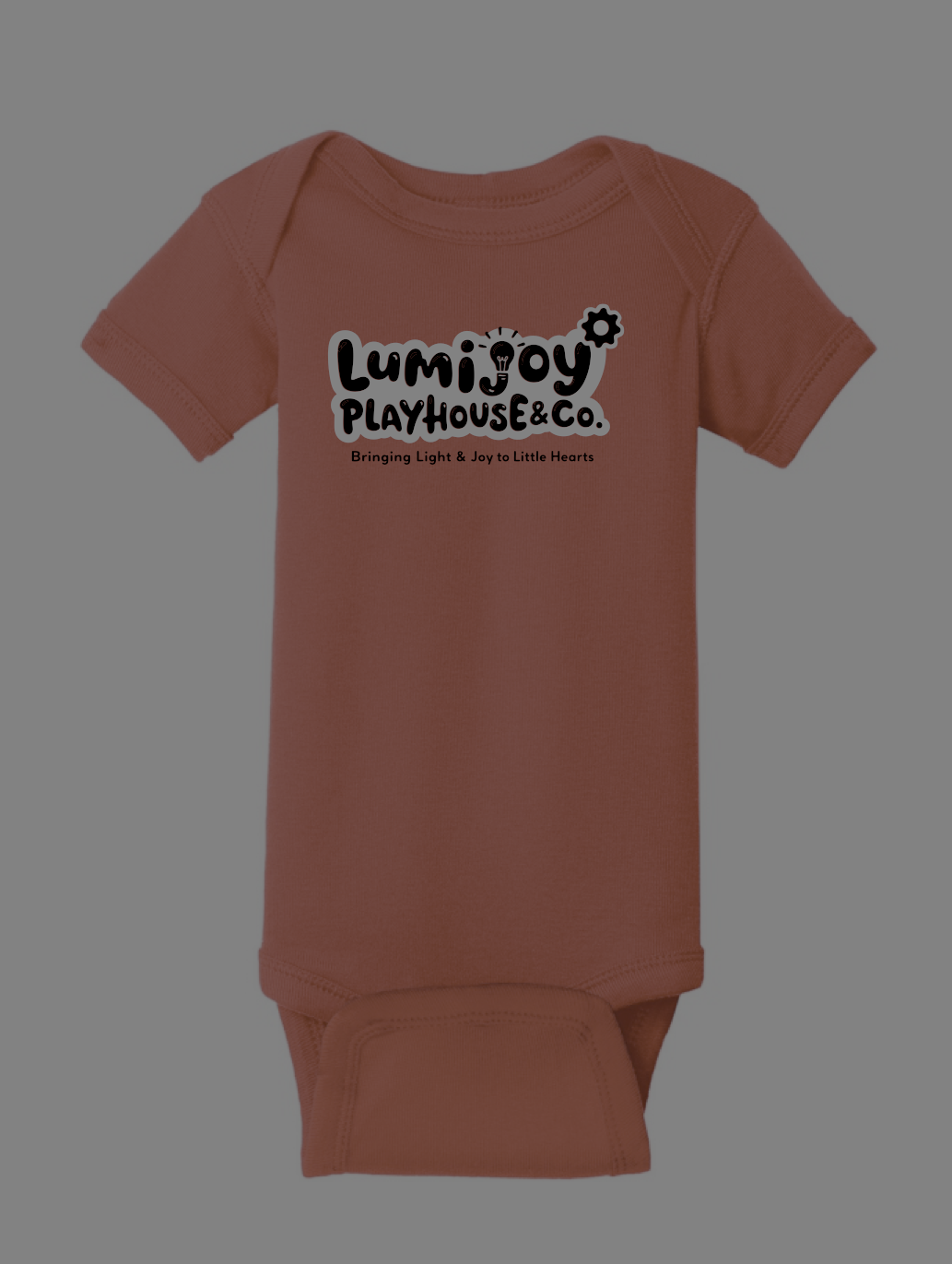 “Bright Red Joy” Onesie