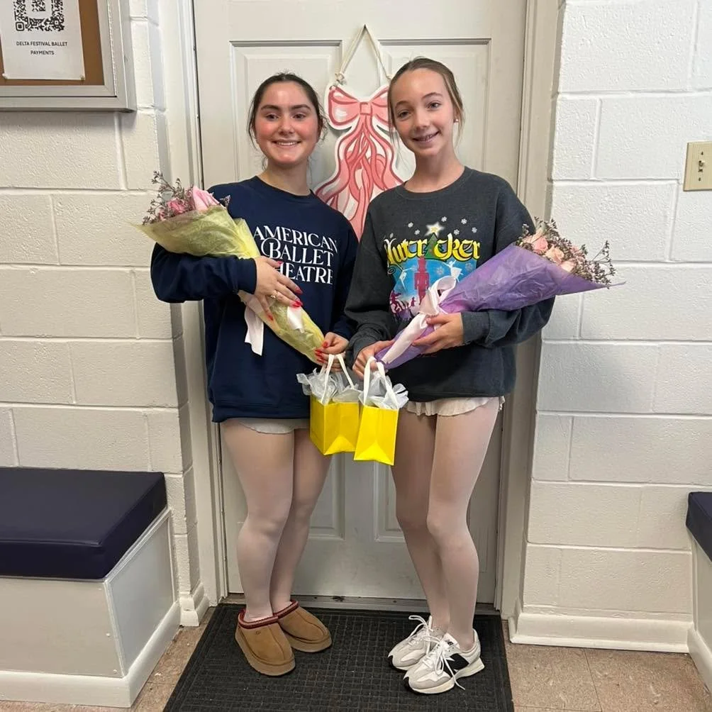 Mr. Joseph kicked off Nutcracker rehearsals this weekend with a Clara announcement!! Congratulations Logan and Abby, our 2025 Claras!! 🎀🎀 #nutcracker2025 #themostwonderfultimeoftheyear #ballet #followyournola #nolatradition #mahaliajackson #nutcrac