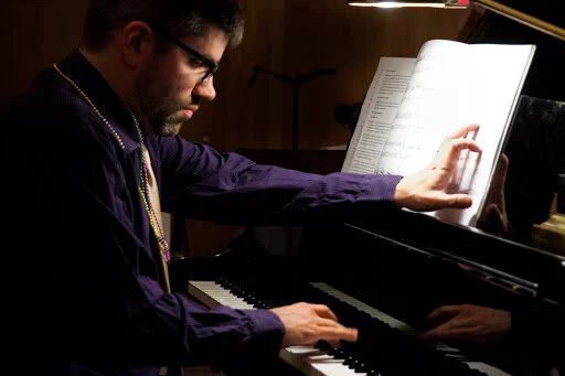 Bill MunsonHe/HimOriginally from Howard Lake, Minnesota, pianist Bill Munson received his B.M. in piano performance from the University of Minnesota in 1997. and went on to receive a M.M. in piano performance from the University of Colorado at Boulder in 2005. Productions include The Medium (Metropolitan State College of Denver), HMS Pinafore and The Mikado (University of Colorado at Boulder), The Music Man (Masquers Theatre Company). Bill was rehearsal and performance pianist for Lyric Opera of the North’s 2020 production of Amahl and the Night Visitors. He has also collaborated with Singers in Accord and Macalester College Chorale. Bill served as the music director at Faith Lutheran Church in Forest Lake from 2007 - 2013. He currently resides in Duluth with his wife Lisa and his dogs Poochini and Hildie.