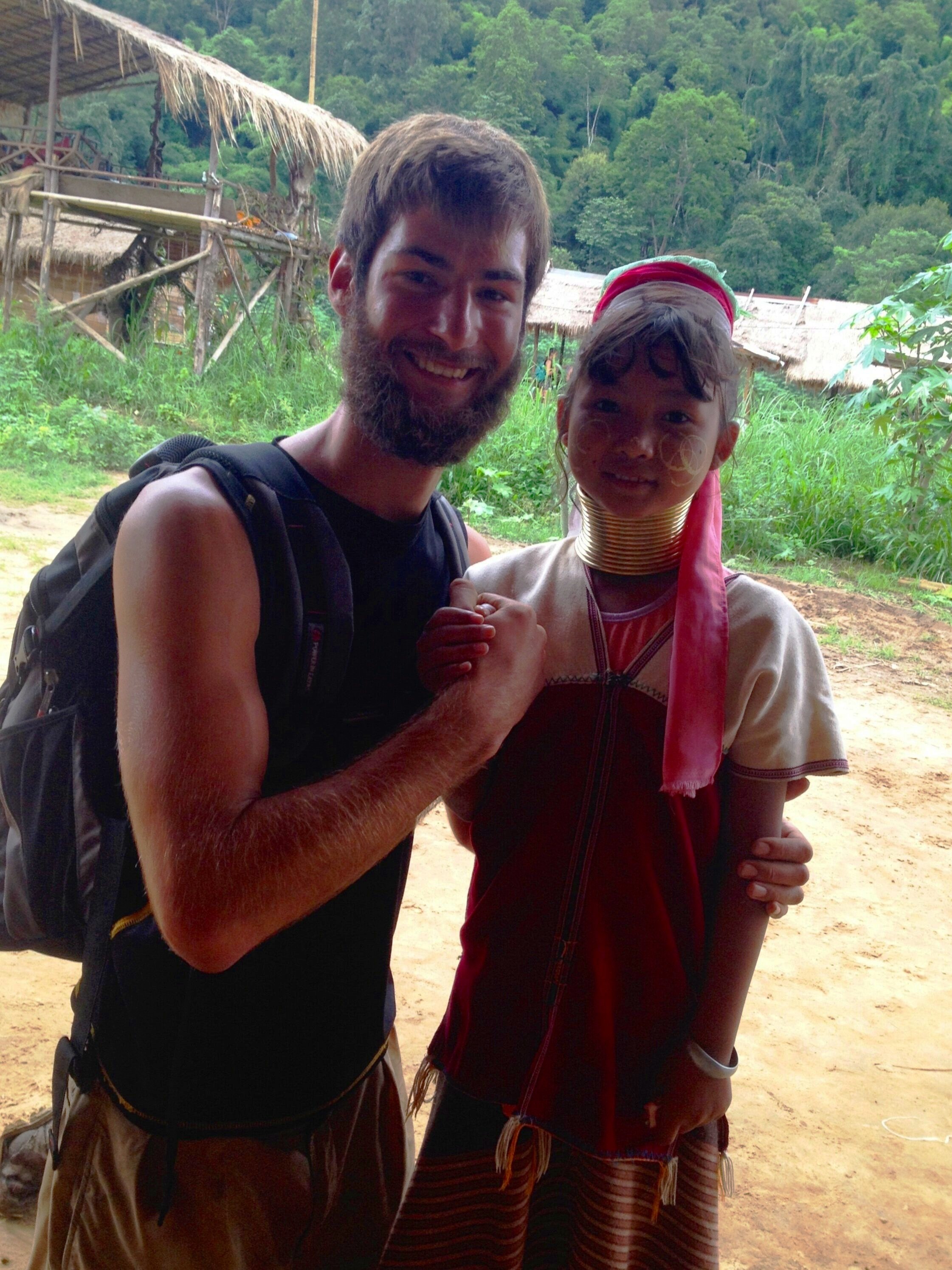 REMOTE VILLAGE, NORTH THAILAND - Sipi of the Karen tribe (AKA Longneck tribe)