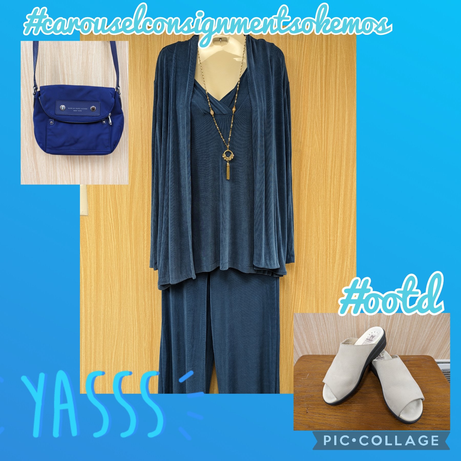 💙Chico's Travelers Set💙
Chico's 3 Piece Set Size Medium $64
Necklace $10
Mephisto Sandals Size 8.5 $46
Marc Jacobs Crossbody $54
#carouselconsignmentsokemos #shoplocal #shopsmall #shopsmallbusiness #resalenotretail #shopconsignment #shopsecondhand 