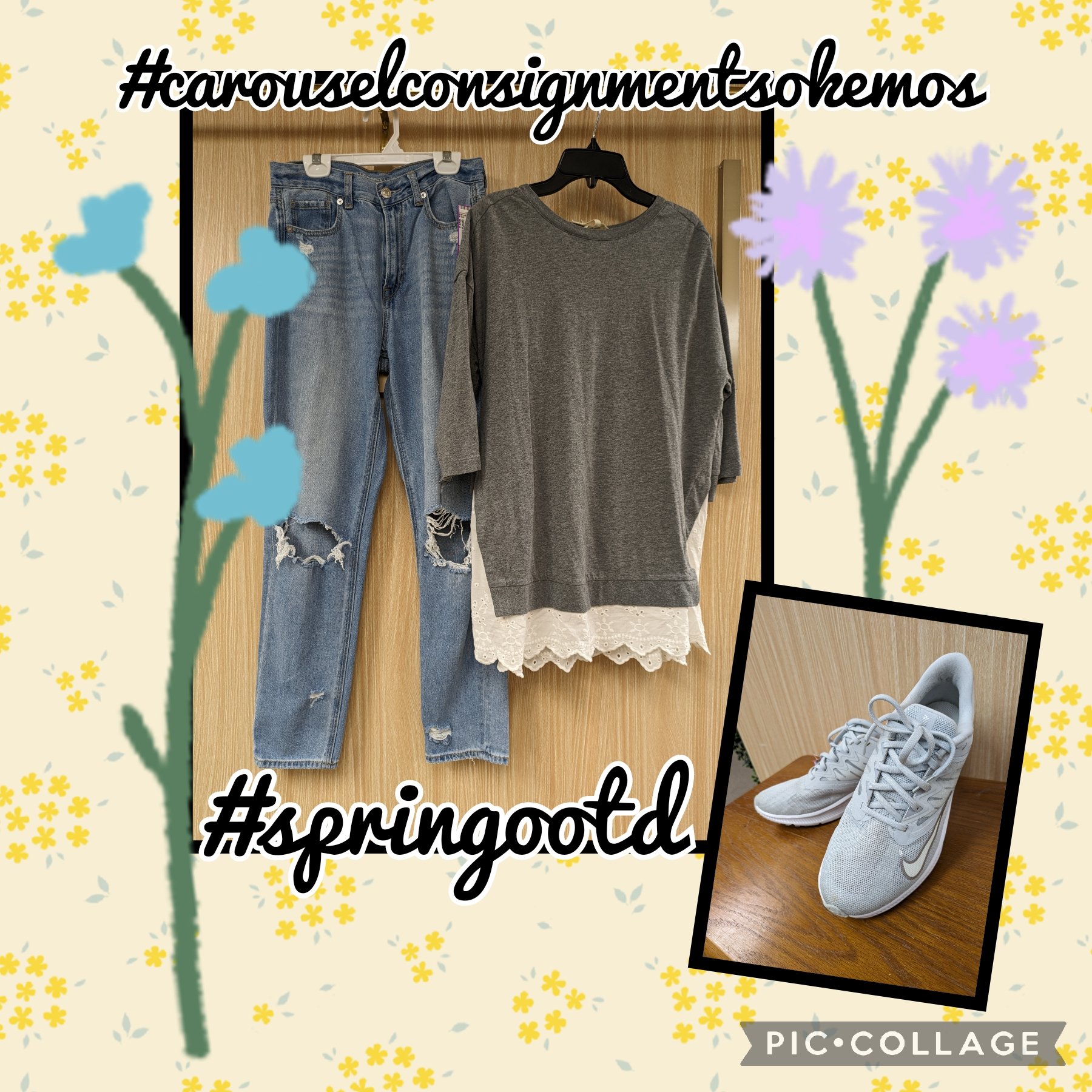 🩵For Matilda Jane Fans🩵
Matilda Jane Top Size Small $27
American Eagle Boyfriend Jeans Size 2 $16
Nike sneakers Size 7 $25
#carouselconsignmentsokemos #shoplocal #shopsmall #shopsmallbusiness #resalenotretail #shopconsignment #shopsecondhand #prelo