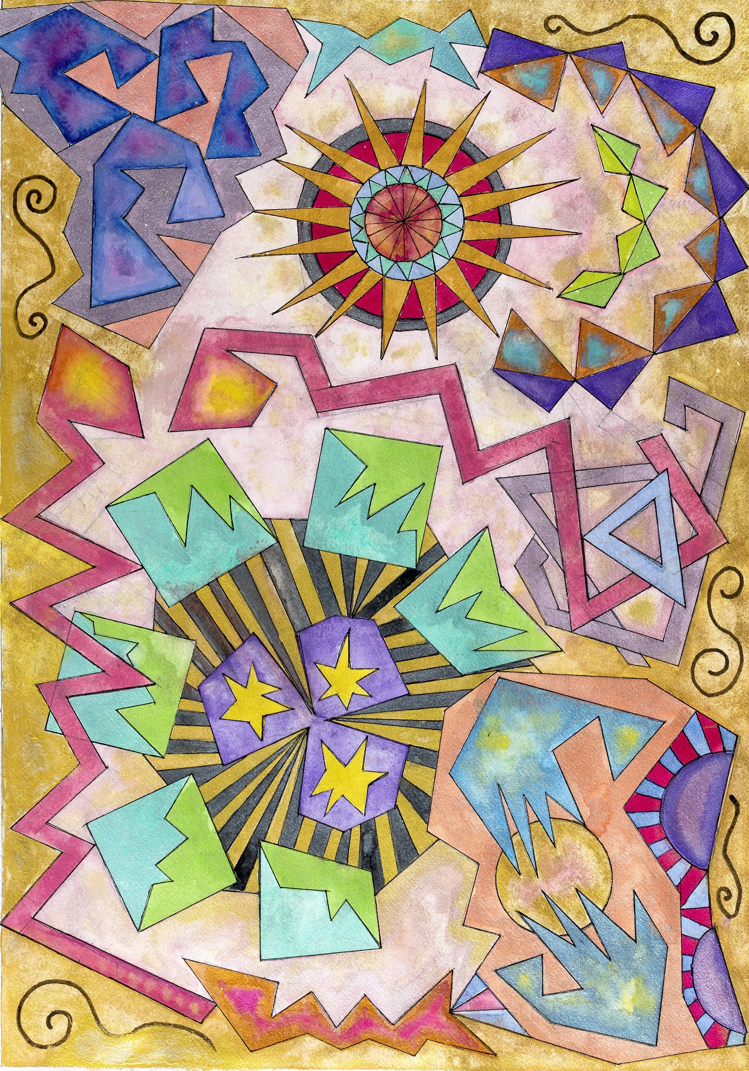 Watercolor Triptychs 2