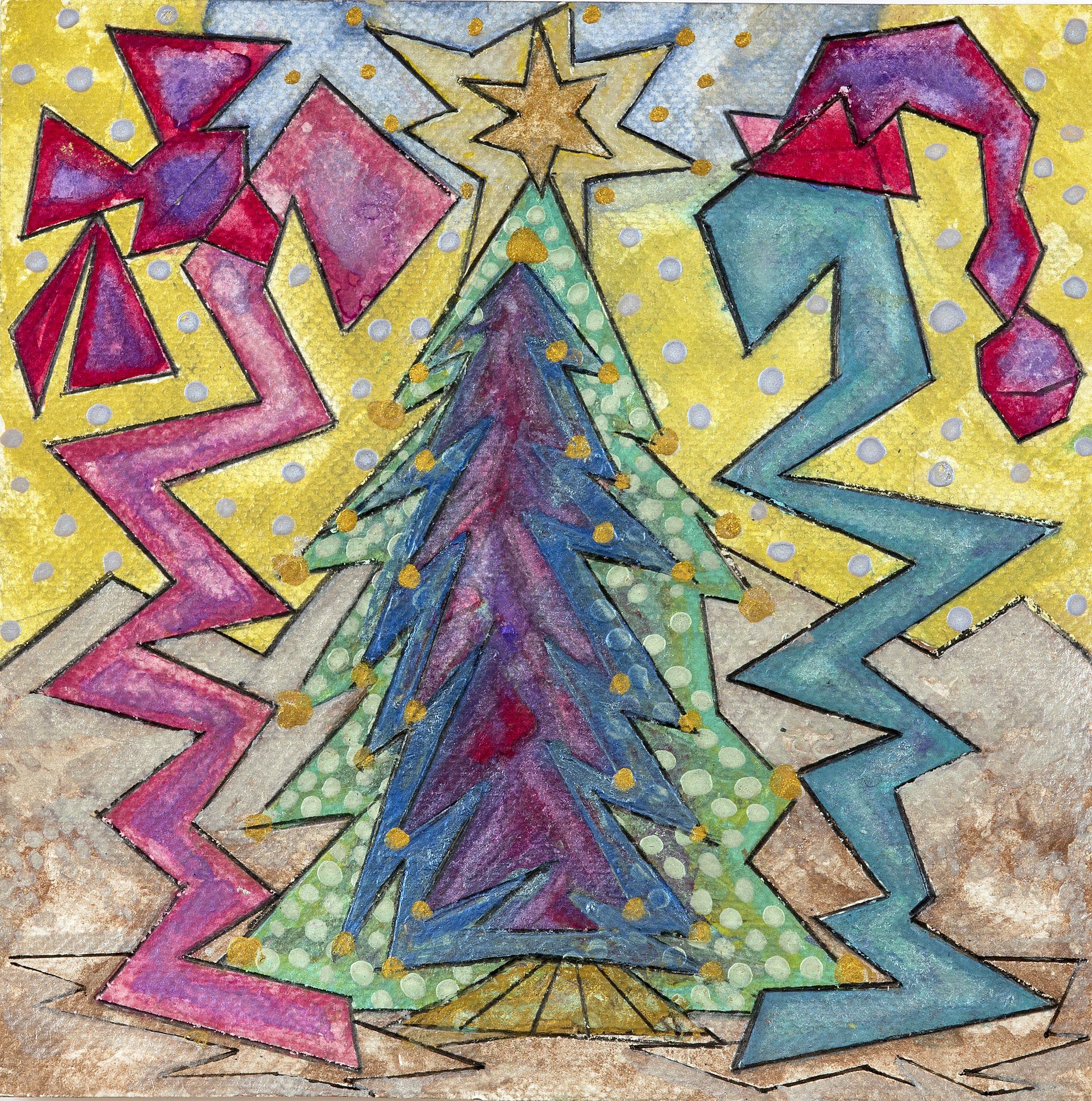 Metallic Watercolor 7" x 7"