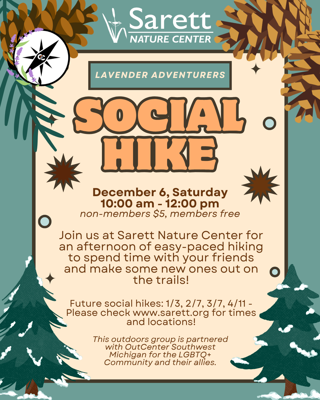 Lavender Adventurers: Social Hike