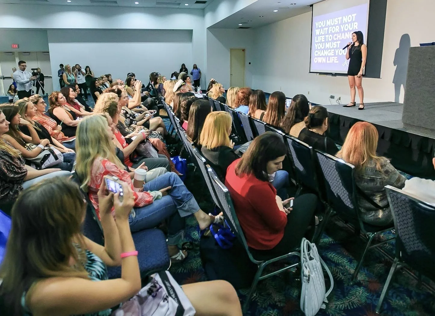 Ch 9: Plan Q - Giving the keynote at the first Women Empower X event in 2016.