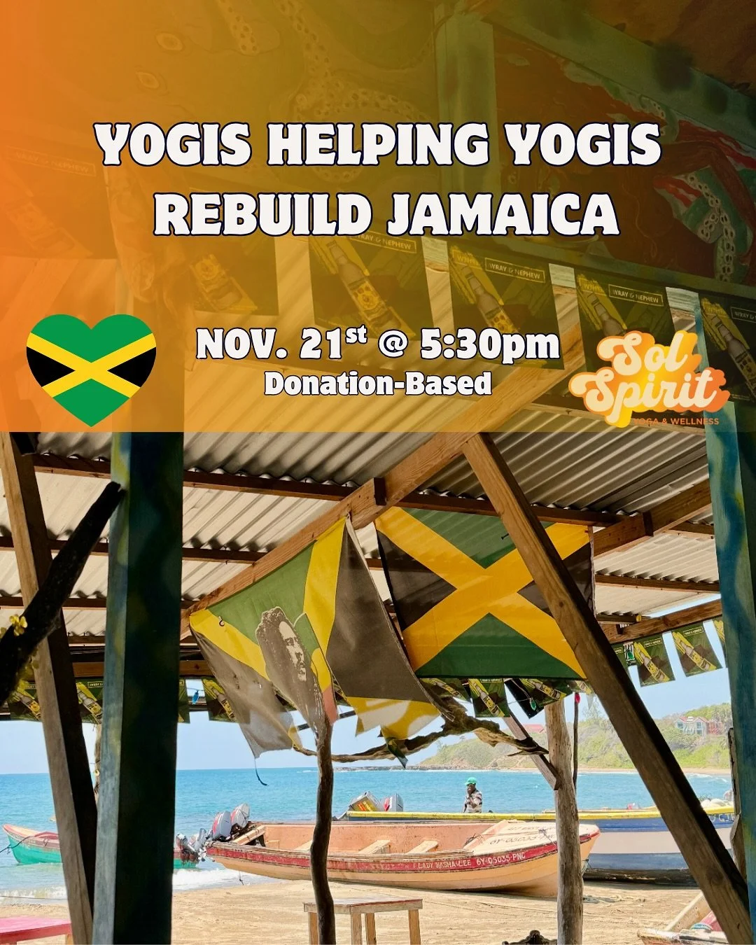 𝒀𝒐𝒈𝒊𝒔 𝑯𝒆𝒍𝒑𝒊𝒏𝒈 𝒀𝒐𝒈𝒊𝒔 𝑹𝒆𝒃𝒖𝒊𝒍𝒅 &mdash; 𝑱𝒂𝒎𝒂𝒊𝒄𝒂 🇯🇲💛

Please leave your shoes&mdash;and your ego&mdash;at the door.
We&rsquo;re building back with love.
Because love is always the answer. ✨

Join 𝑴𝒆𝒈𝒉𝒂𝒏 𝑴𝒊𝒍𝒍𝒔 f