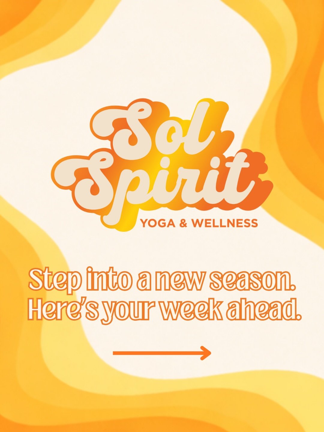 🌼✨ NEW SPRING SCHEDULE&mdash;starting APRIL✨🌼

New season, new energy 💛
New teachers. New classes. New Names. Same Sol Vibes😎☀️

Step into spring feeling aligned, grounded, and inspired.
Plan your week ahead, book your classes, and stay consisten
