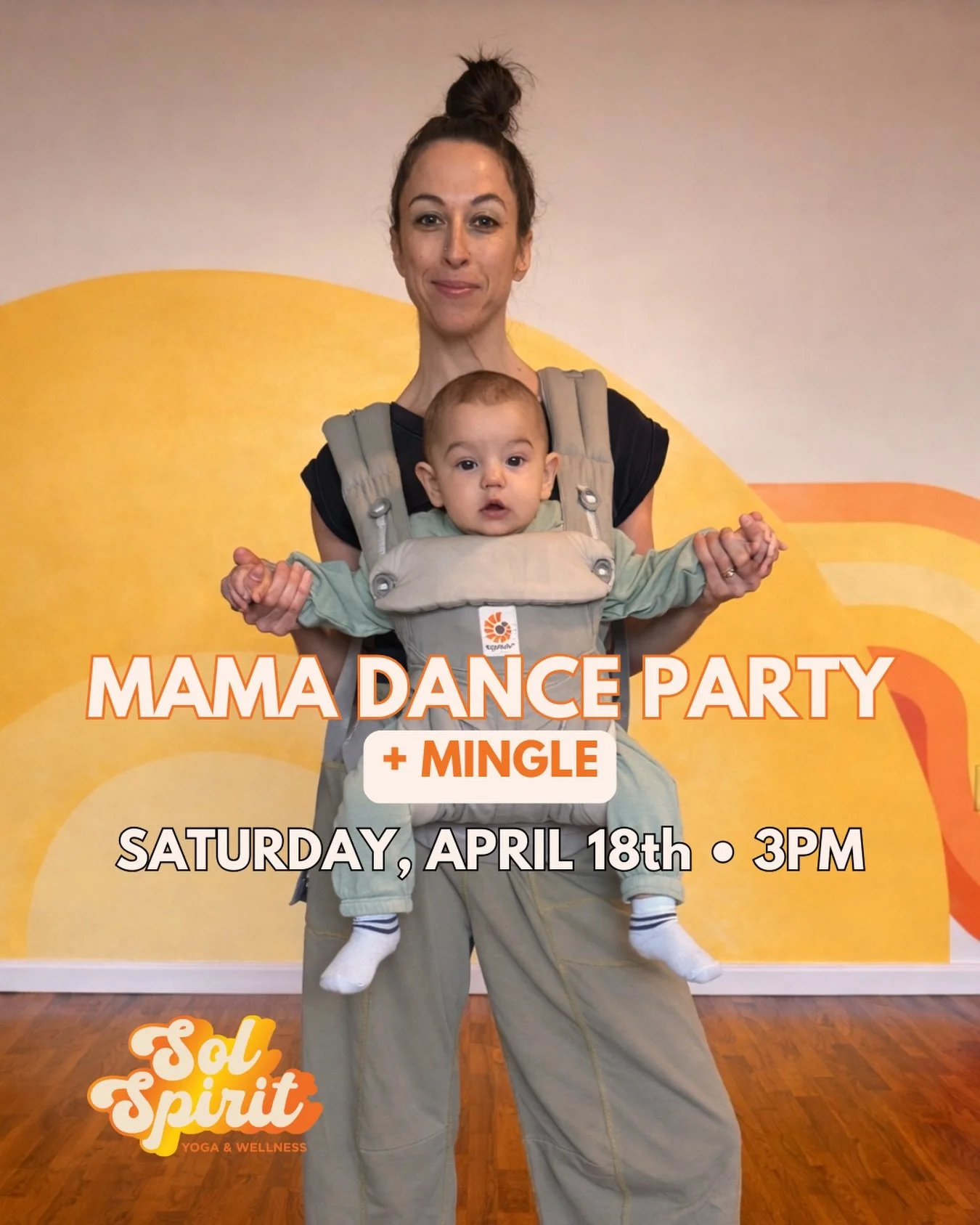 Strap your mom bun and baby on and come dance with Rachel @rachelcatherine&hellip;This baby-wearing dance class is part dance party, part workout&mdash;and all good vibes.

It&rsquo;s designed to help you reconnect with your body, boost your mood, an