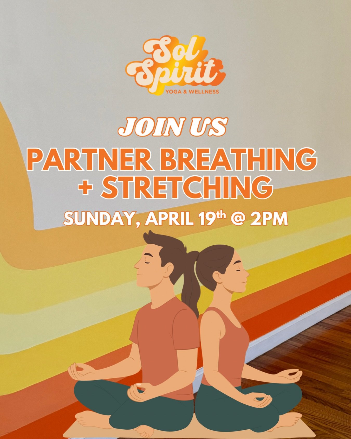 Invite your partner or a friend into an afternoon of presence, touch, and shared breath 💛

Step away from the outside world and reconnect&mdash;intentionally. 

We begin with a guided meditation to ground, soften, and create a sense of safety togeth