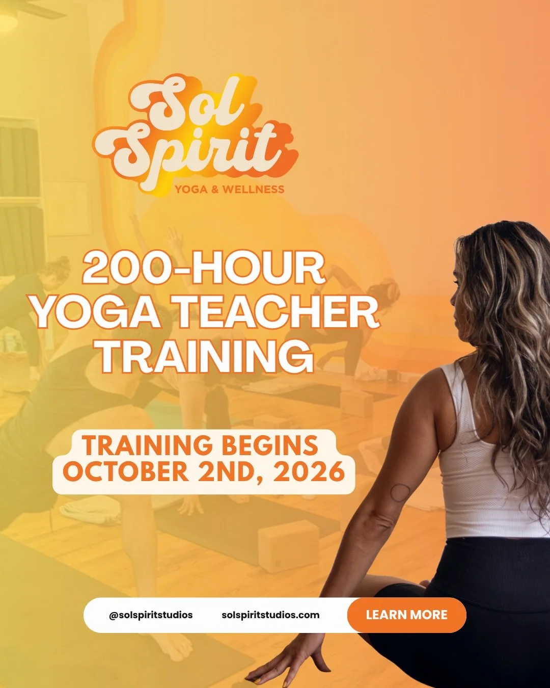 Are you feeling called to deepen your practice&mdash;or maybe even step into teaching? ✨

Our Fall 200-Hour Yoga Teacher Training at Sol Spirit Yoga &amp; Wellness is now open for enrollment.

This is more than a training&mdash;it&rsquo;s a journey o