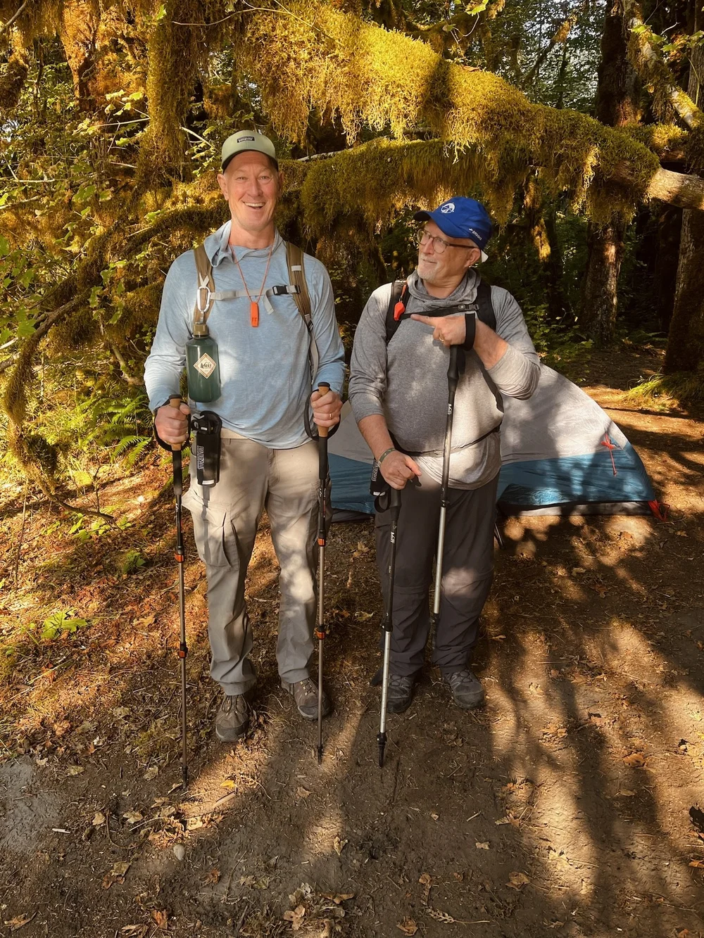 Spirits high at camp!