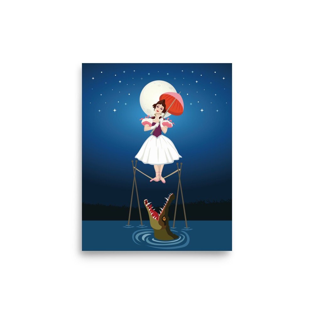 Tightrope Walker Print
