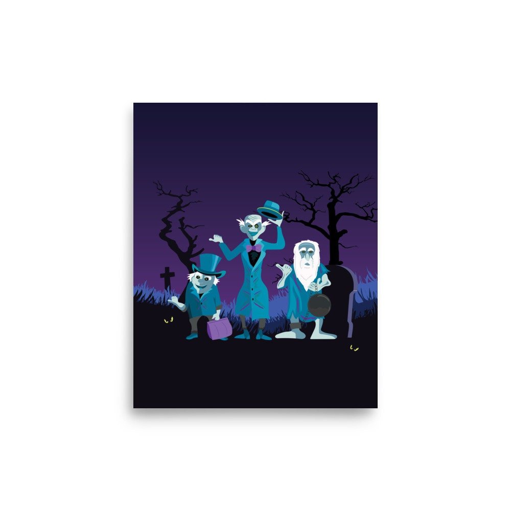 Hitchhiking Ghosts Print