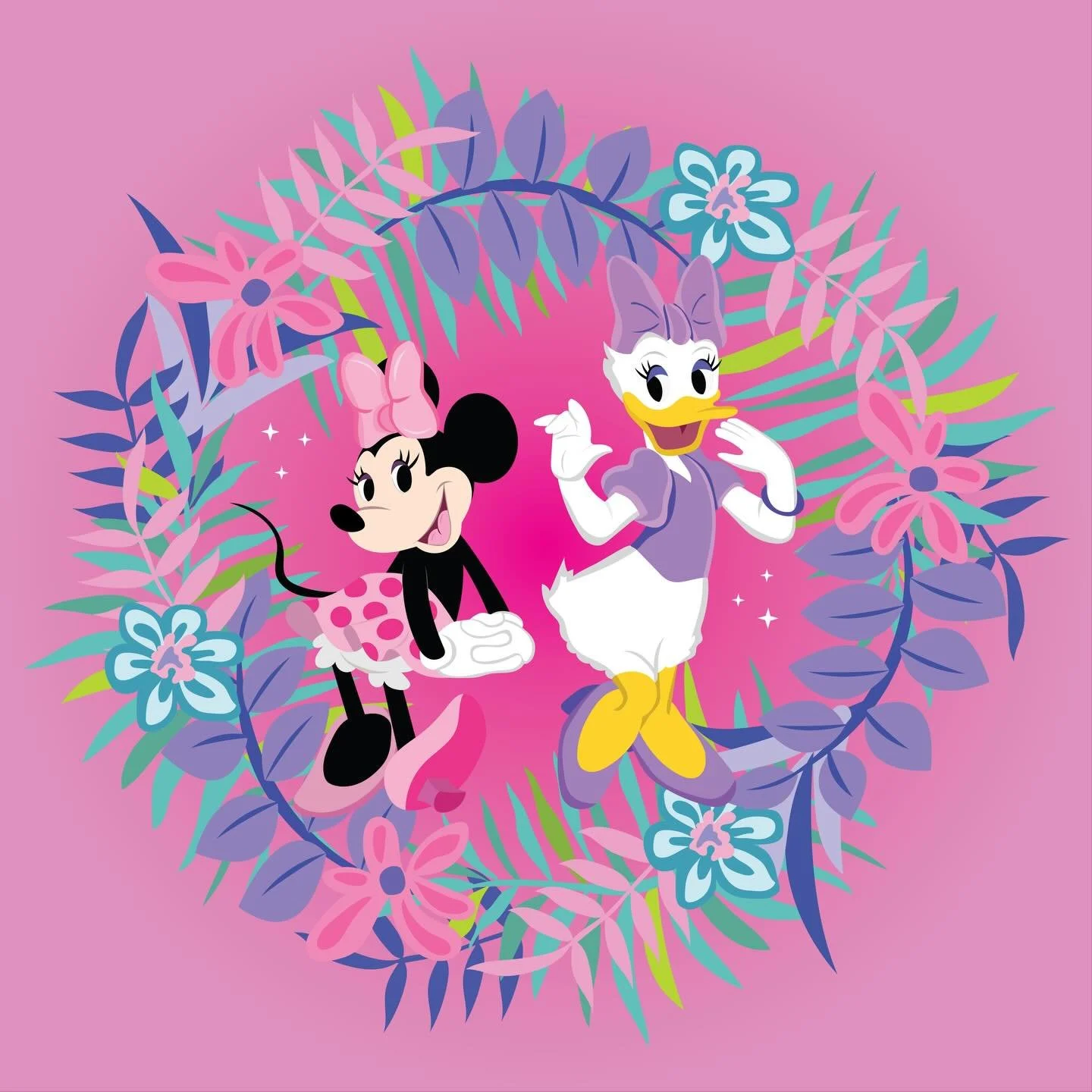 Happy Valentine&rsquo;s &amp; Galentine&rsquo;s Day
from Minnie &amp; Daisy. 💕💜

#ValentinesArt
#GalentinesDay
#DisneyFanArt
#MinnieMouseArt
#DaisyDuck