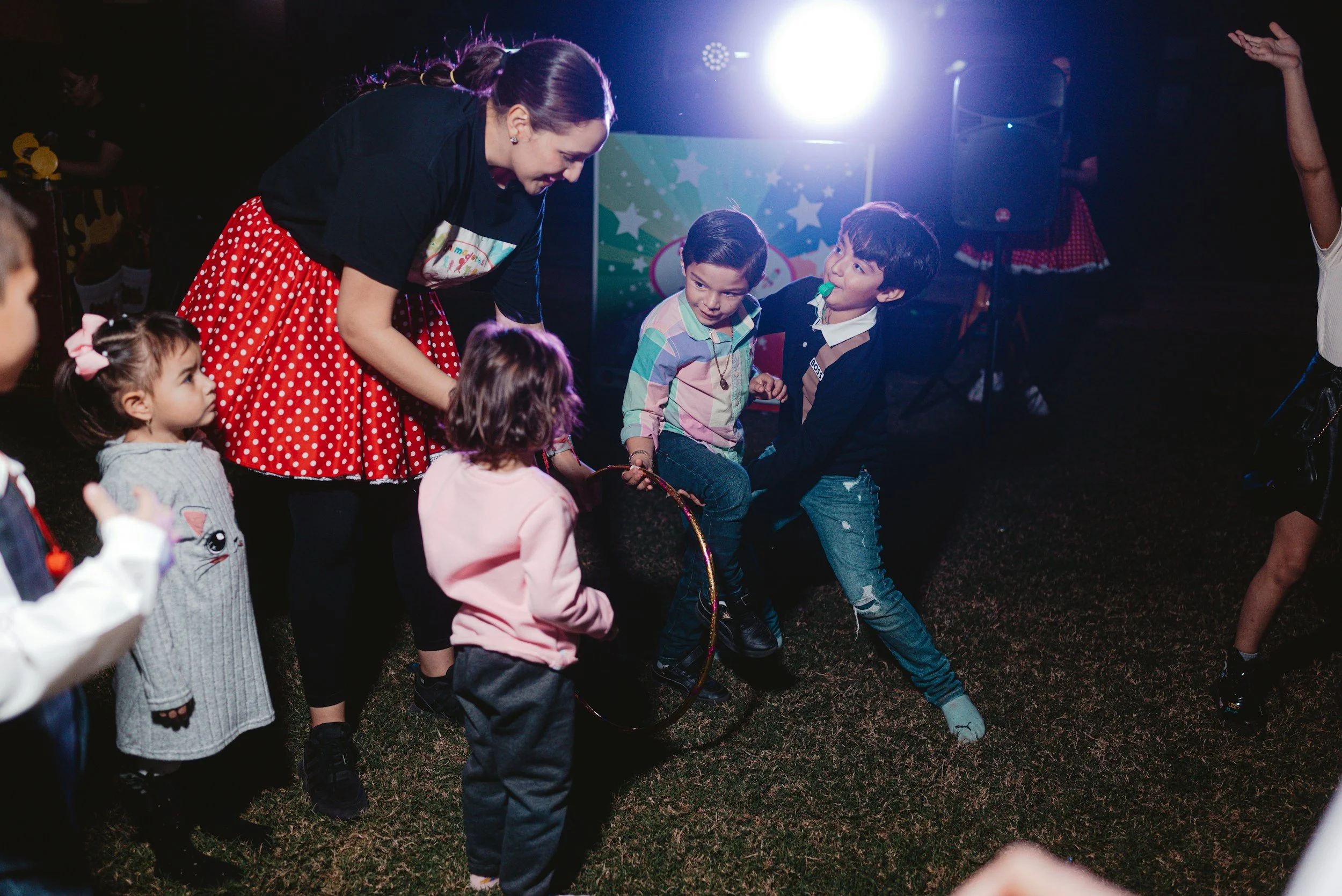 Children enjoying a Oakley event with trusted event childcare support and fun activities
