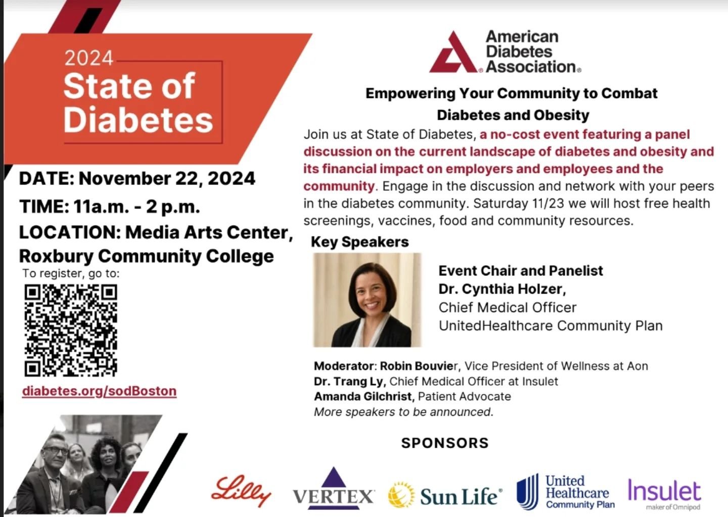 Today is #WorldDiabetesDay. Did you know that of the 98 million Americans who have prediabetes, more than 80 percent don&rsquo;t know they have it?

Join us at the State of Diabetes, a no-cost event featuring a panel discussion on the current landsca