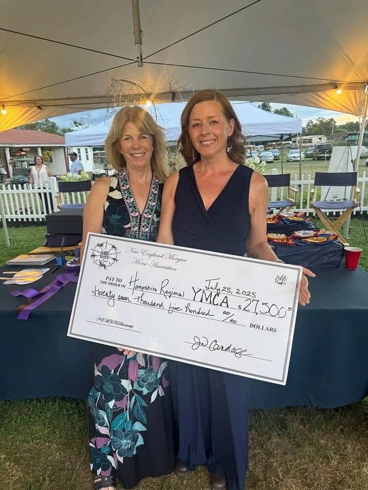 We are proud to celebrate the Hampshire Regional YMCA, whose Parkinson&rsquo;s Disease Programming was selected as the charity of choice for the 2025 New England Morgan Horse Show &mdash; resulting in $27,500 raised to expand their vital work. Becaus