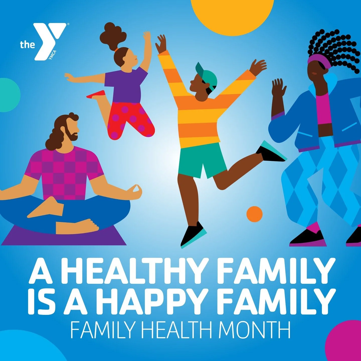 October is Family Health Month! Celebrate by spending some quality time with your family, whether it's at home, outside, or at the Y. We have programs, classes, and events for the entire family. Visit your local Y to learn more. 

#FamilyHealthMonth