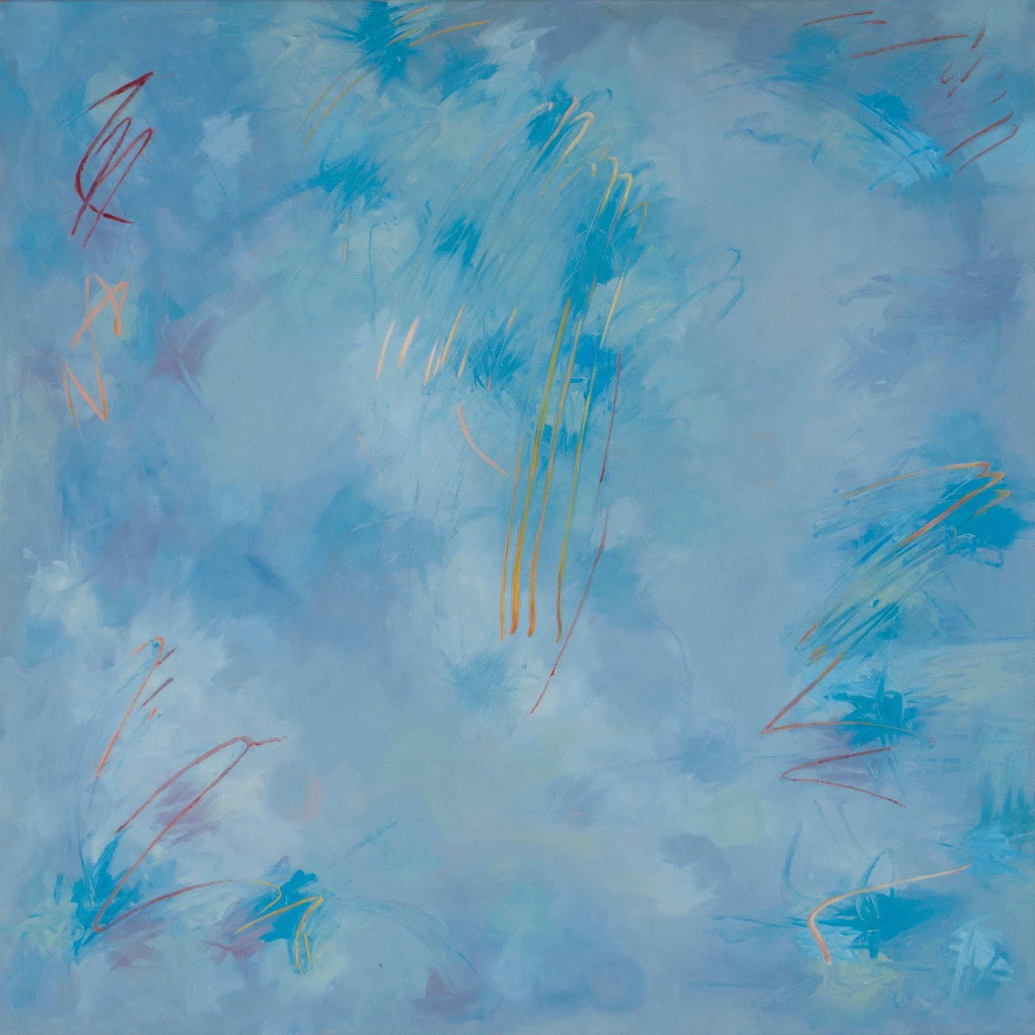 This week I&rsquo;m posting paintings that evoke the colors of springtime. The lovely color and movement of the springtime sky, pale sunshine, flower petals, chilly winds, and the light moving over still-cool water. I'm hoping you've had a pleasant d