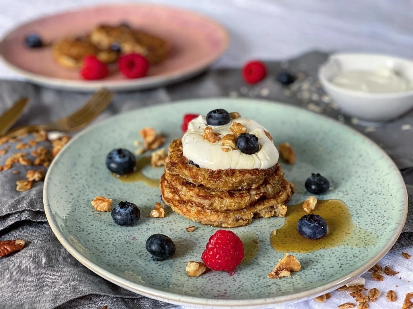 Blueberry Banana Pancakes