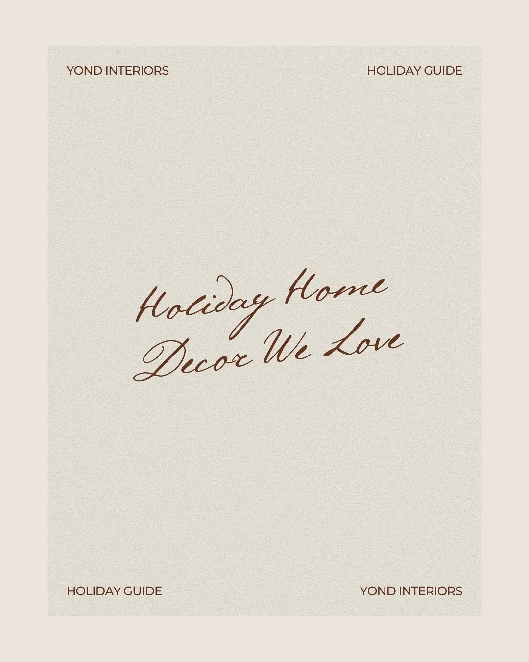 Our guide to holiday decor is here! Shop our recommendations through the link in our bio. 🔔✨

#holidaydecor #festivedecor #holidayguide