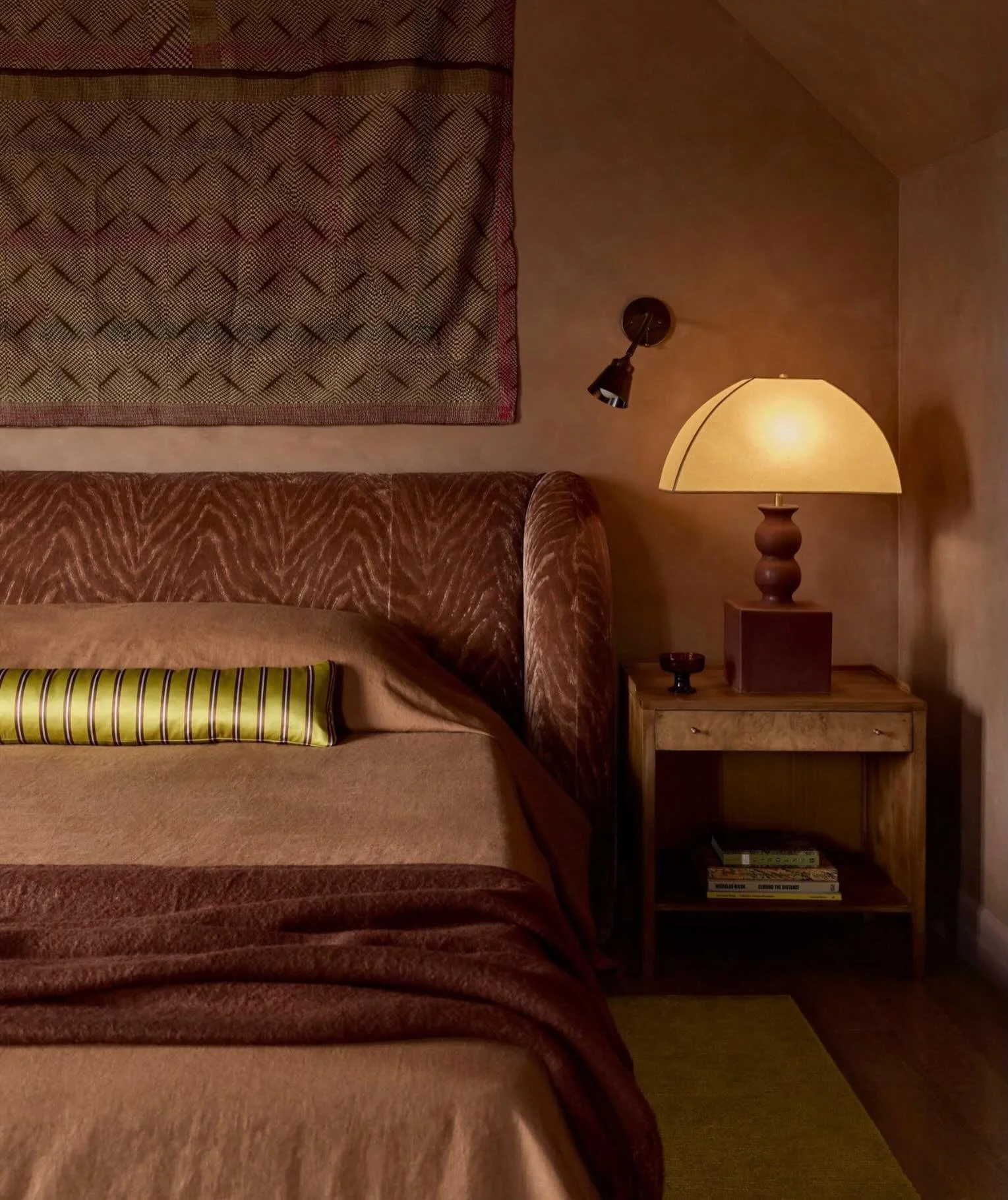 Want to see some fun, fresh work?  We do too! Our Triangle Park project is bursting with the best colors and patterns, an excellent exercise in the power of paint, strategic architectural changes and furnishings &mdash; lots more to come but we could