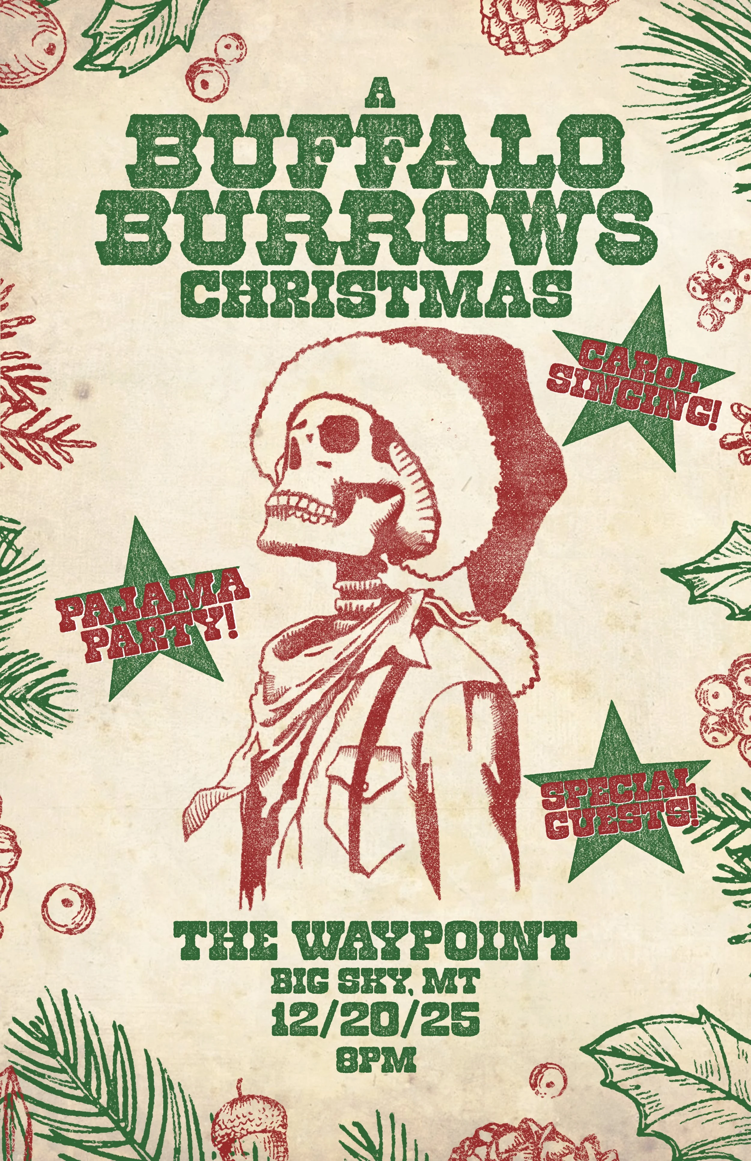 LIVE MUSIC: BUFFALO BURROWS CHRISTMAS PJ PARTY