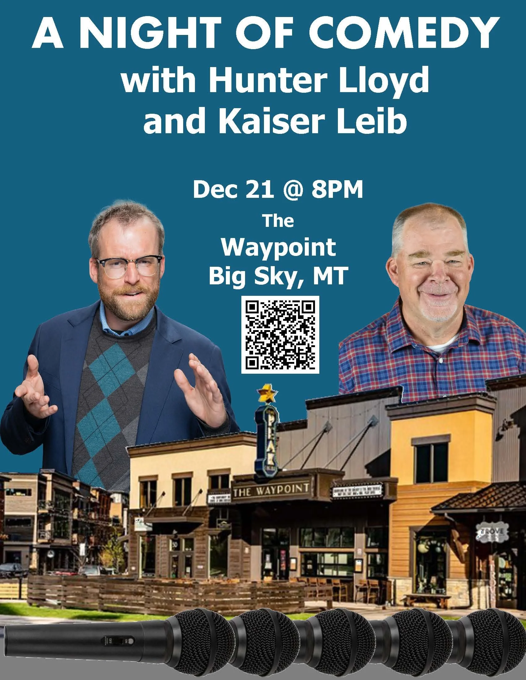 STAND UP COMEDY NIGHT WITH HUNTER LLOYD &amp; KAISER LEIB