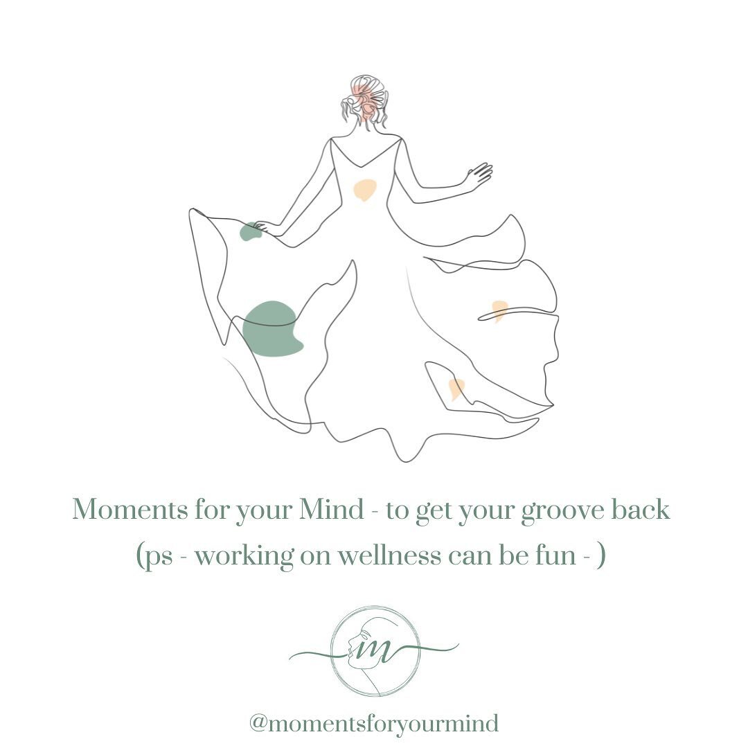 Get your groove back 💃🏼
When did wellness get pushed to the back of the line in &lsquo;business&rsquo;? 
Moments for your Mind works on your wellbeing AND your mindset to empower you and enable focus and clarity when your self saboteur sets in. 
Wh
