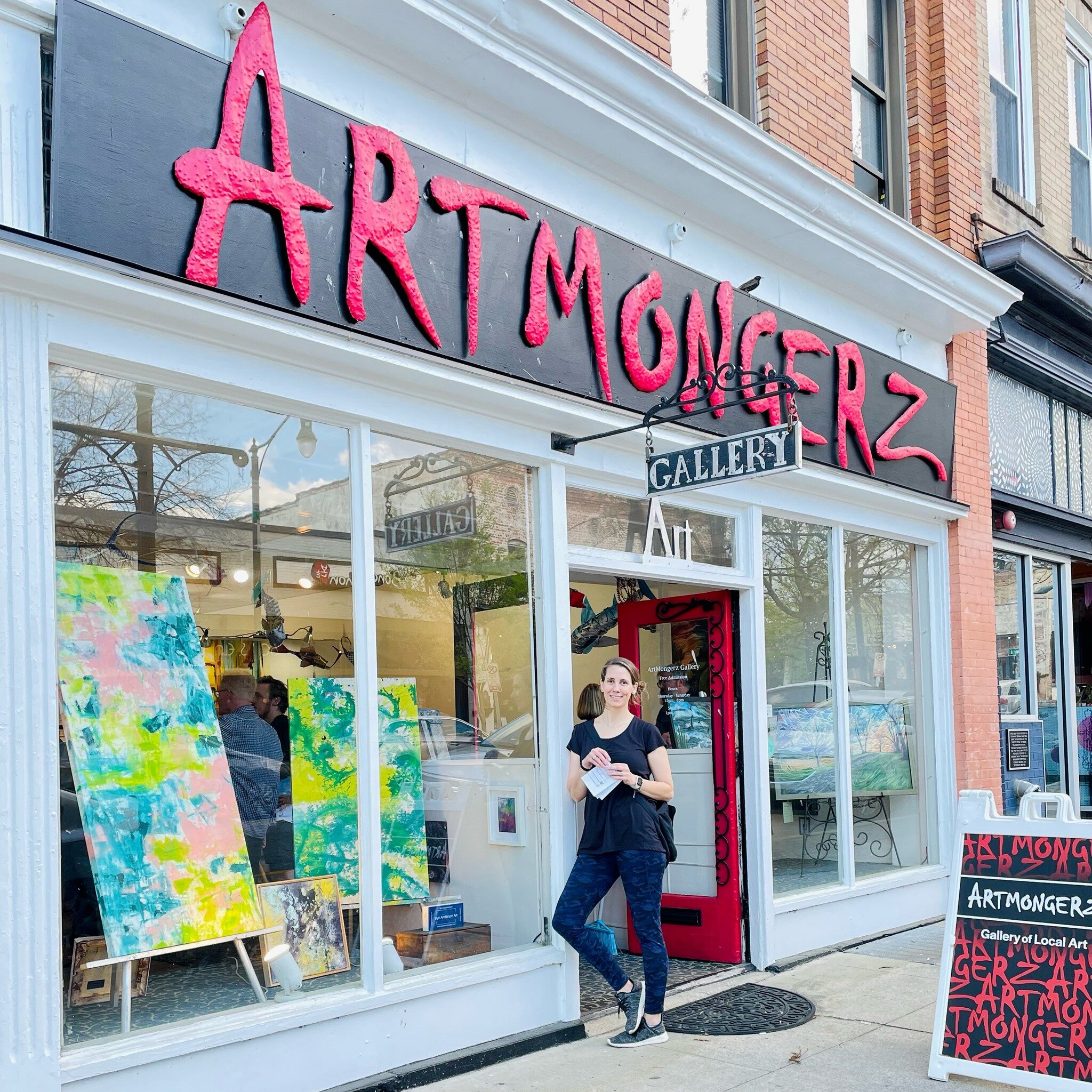 🌻Join us this Friday for the First Friday Art Opening at @artmongerzgso on Elm Street @downtowngso! 🖼️ Experience the vibrant local art scene, just across from @mellowmushroom. Don&rsquo;t miss out on a night filled with creativity and community!❤️