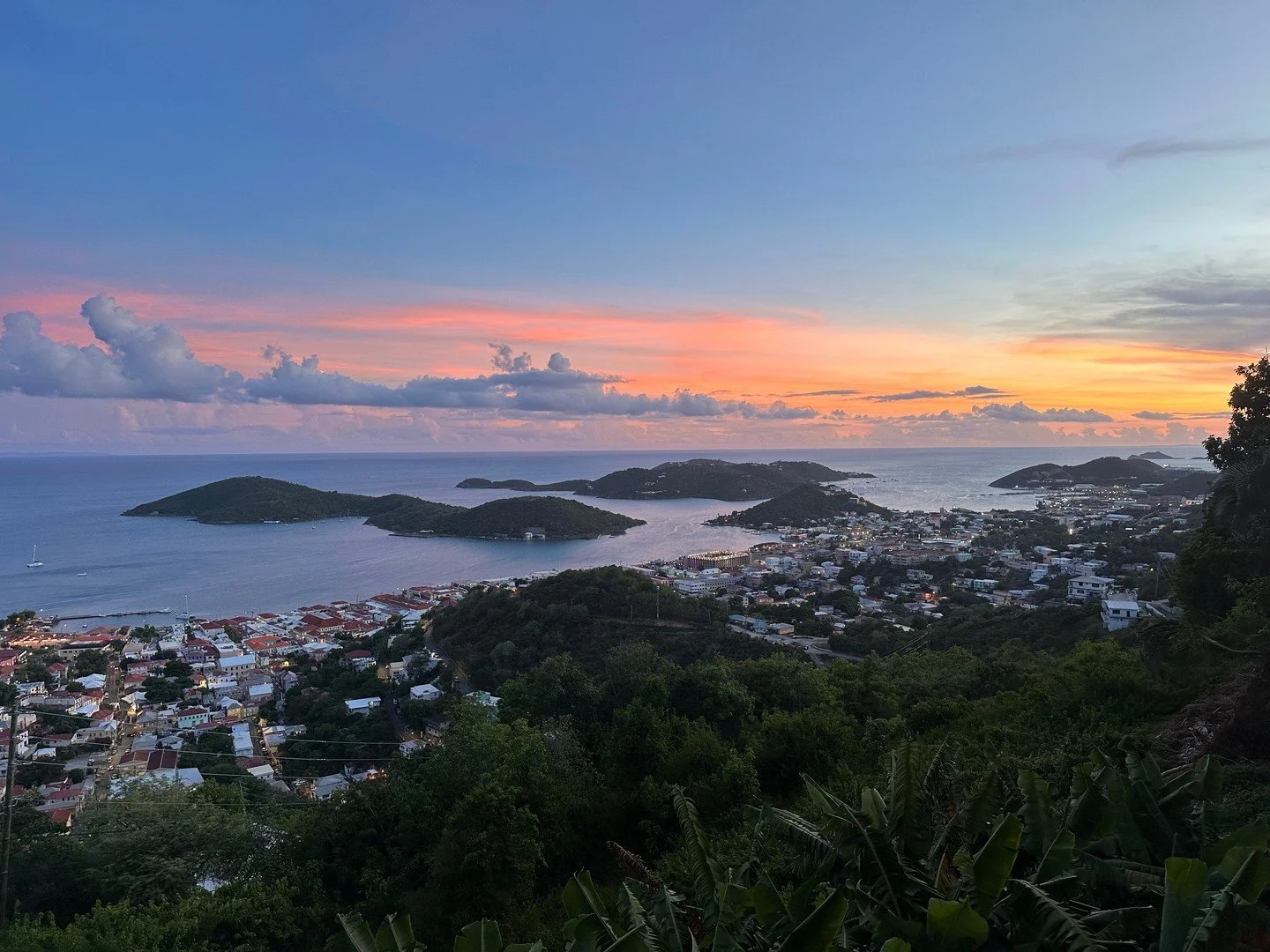 Taking a small break from cleaning and menu design to smell the roses and the banana trees on property!
#mafolie #stt #stthomas #usvi #restaurants #views