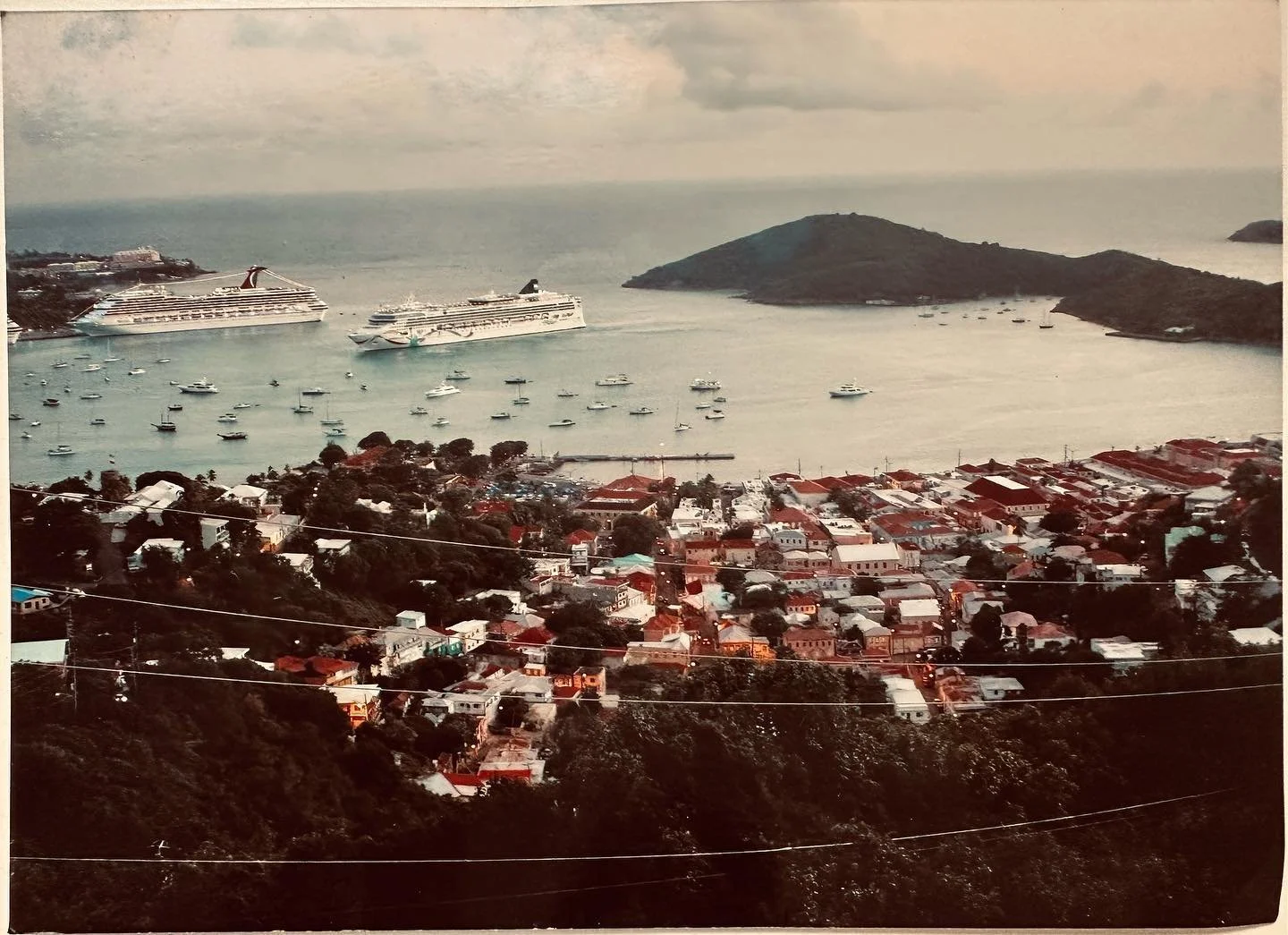 We&rsquo;ve been renovating and found this photo of the harbor from &lsquo;09, nearly 14 years old. Like a fine wine, St. Thomas and it&rsquo;s inhabitants get better every year. Though, for some strange reason, my knees don&rsquo;t seem to improve w