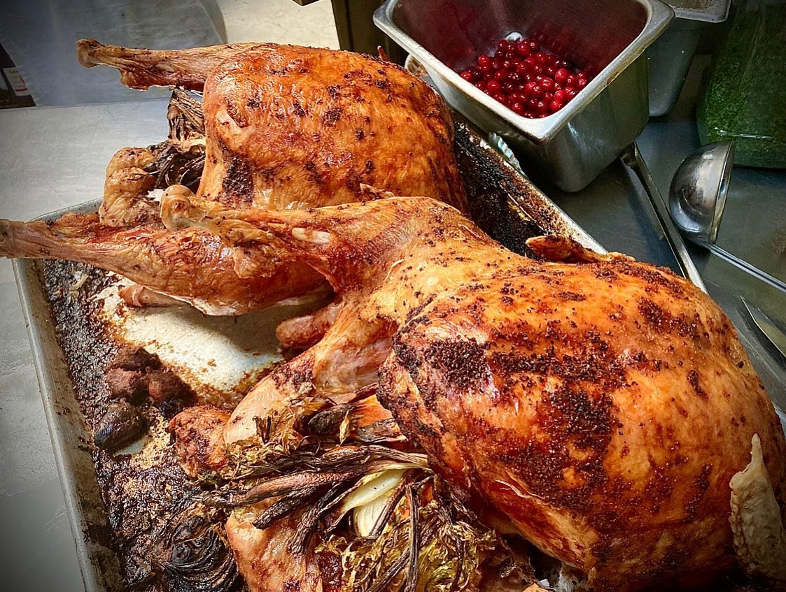 The morning rains may have passed but we&rsquo;re cooking up a STORM at the Mafolie! A very Happy Thanksgiving to you all!

Stay hungry my friends.

#allforthebird #turkeyday #turkey #mafolie #stt #restaurantthanksgiving