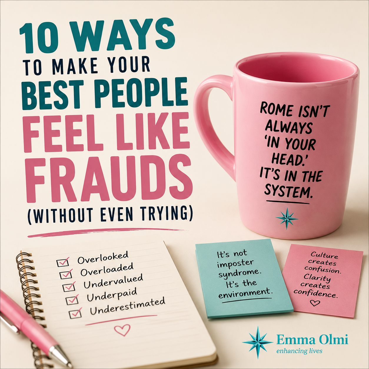 10 Ways to Make Your Best People Feel Like Frauds (Without Even Trying)