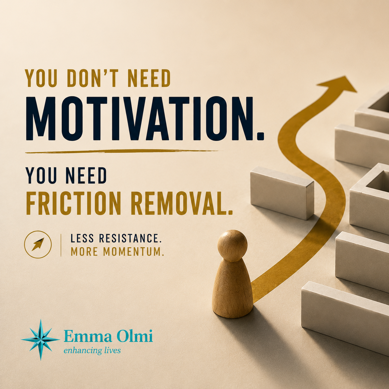 You Don’t Need Motivation. You Need Friction Removal.