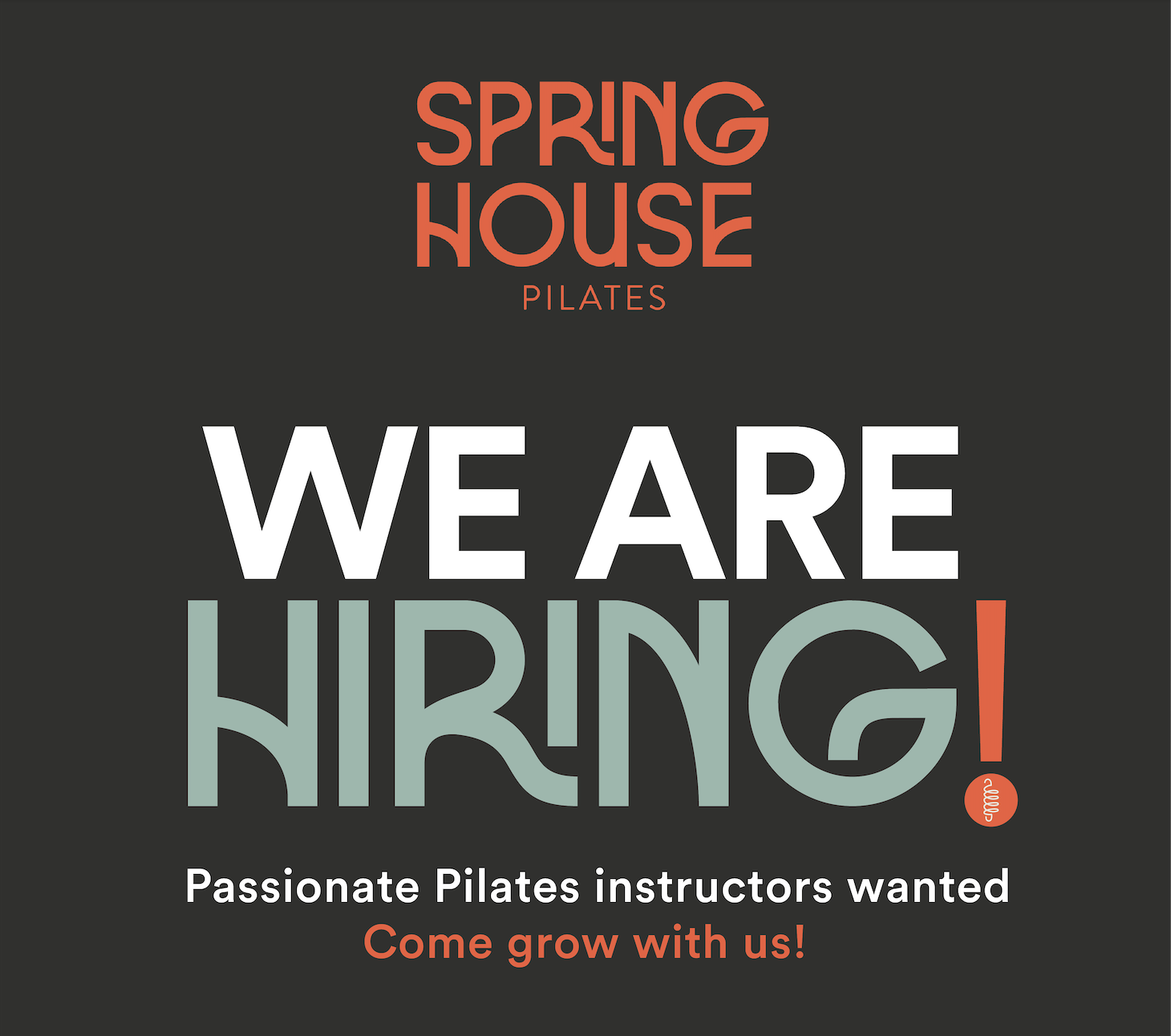 Join Our Team — Spring House Pilates