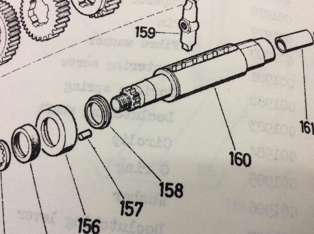 GREEVES PATHFINDER PUCH MODEL 59 GEARBOX MAINSHAFT BEARING SPACER PART NUMBER G2014 1.jpg