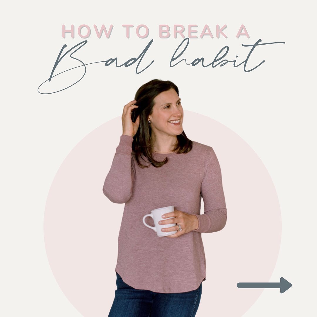 How to break a bad habit 👇👇

🚫 IG scrolling when you should be sending out invoices.&nbsp;
🚫 Grabbing a snack when you&rsquo;re stressed by a client&rsquo;s text.&nbsp;
🚫 Procrastinating on a project until the last minute.&nbsp;

These are all b