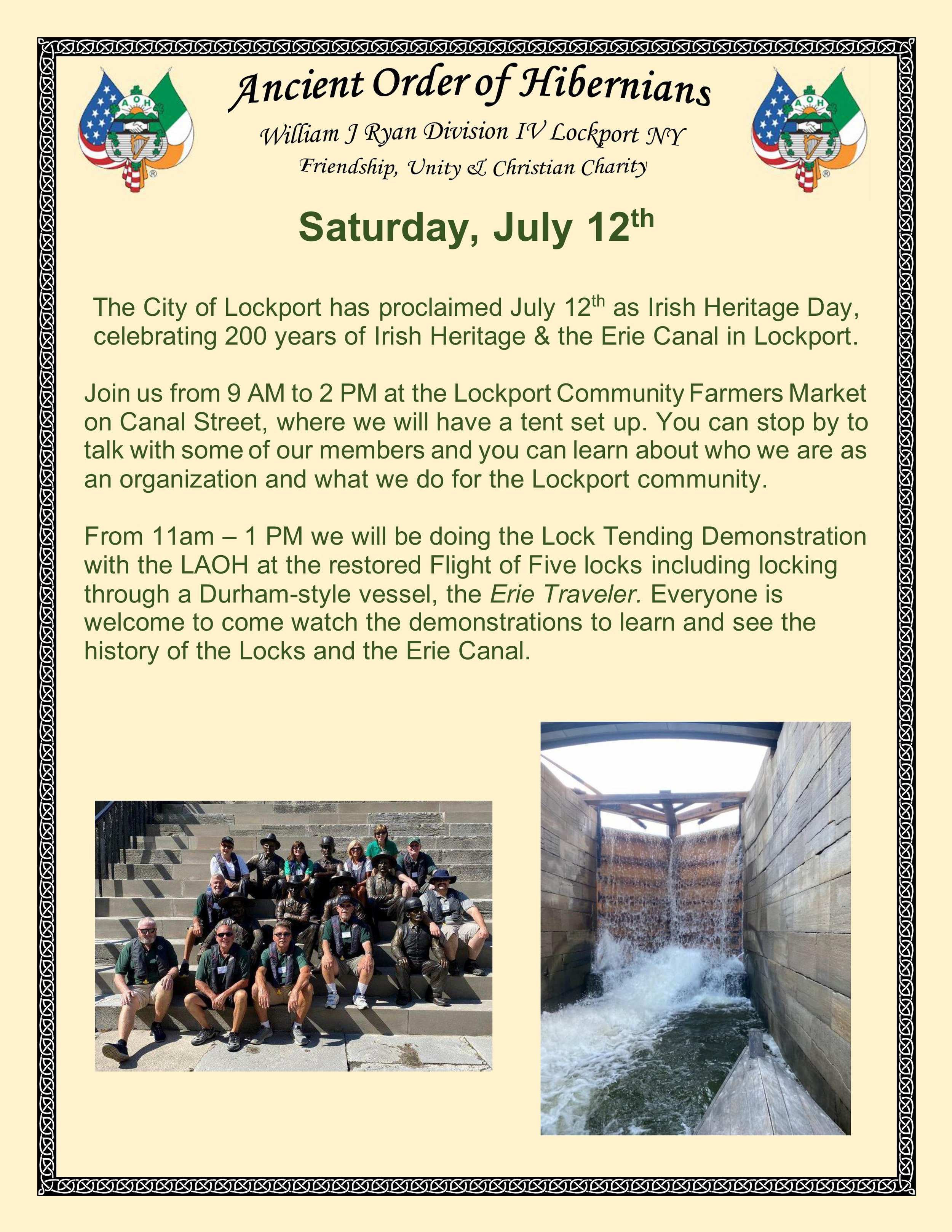 Lockport NY Irsih Heritage Day