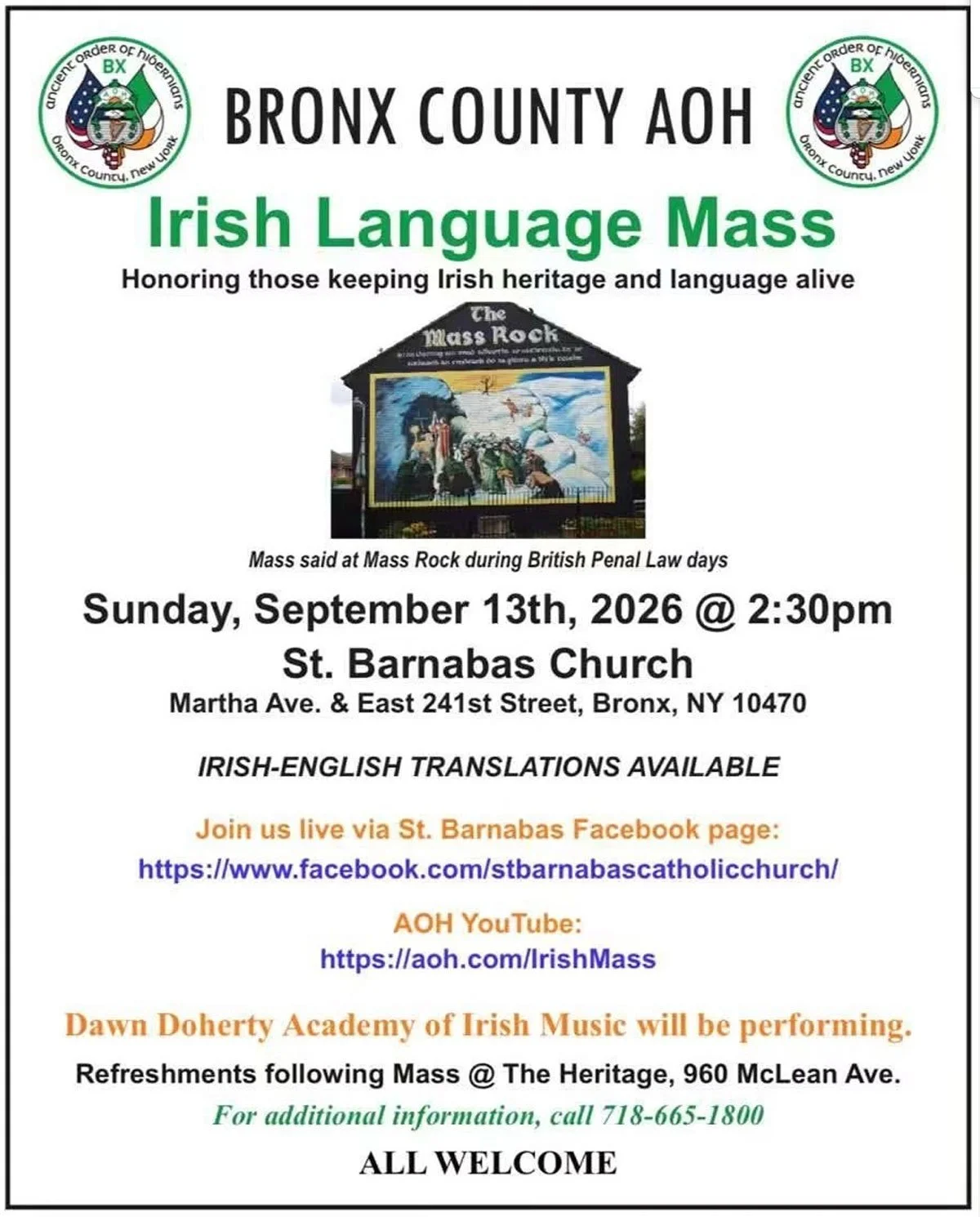 Irish Language Mass