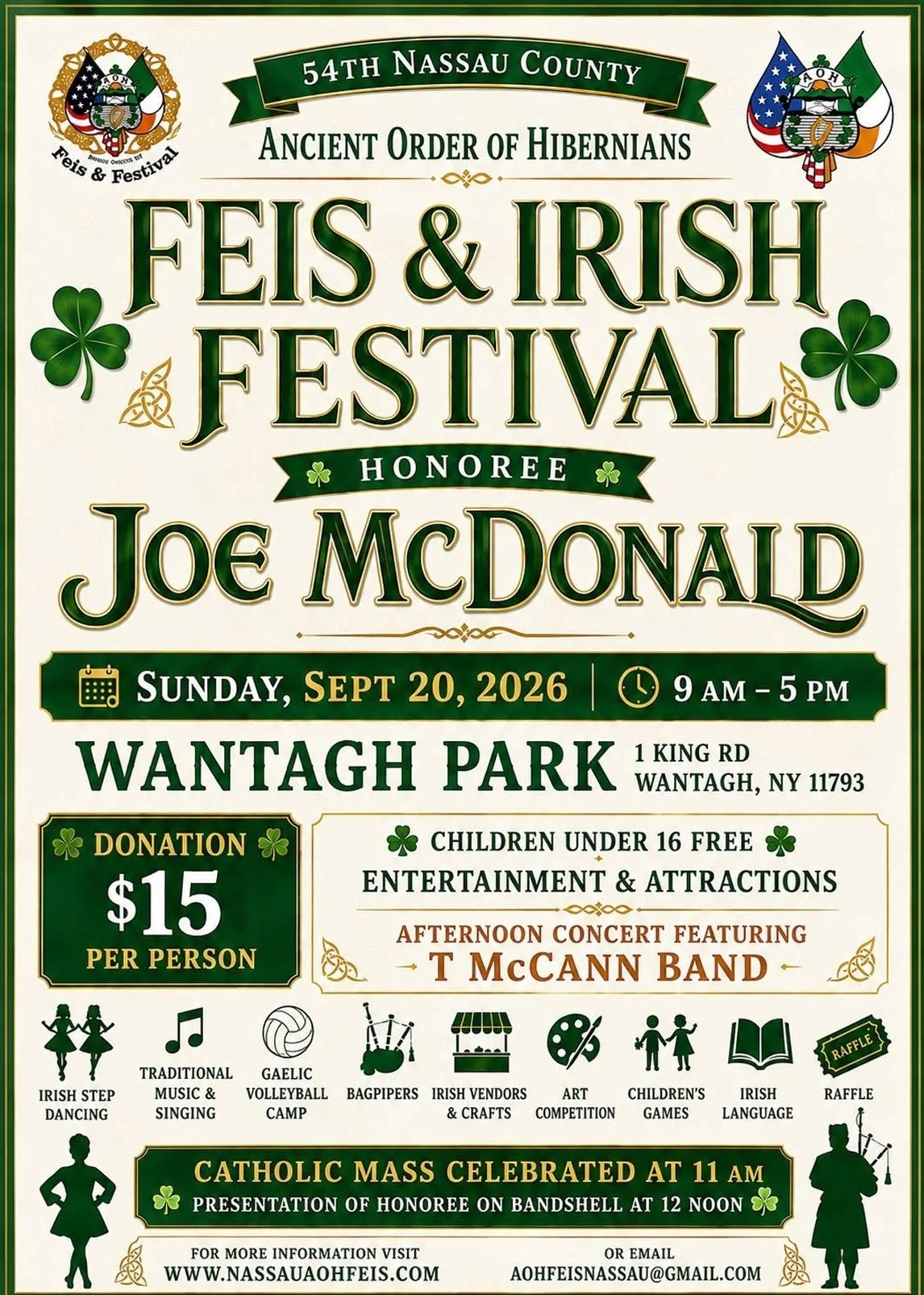 The 54th Nassau County Feis & Irish Festival