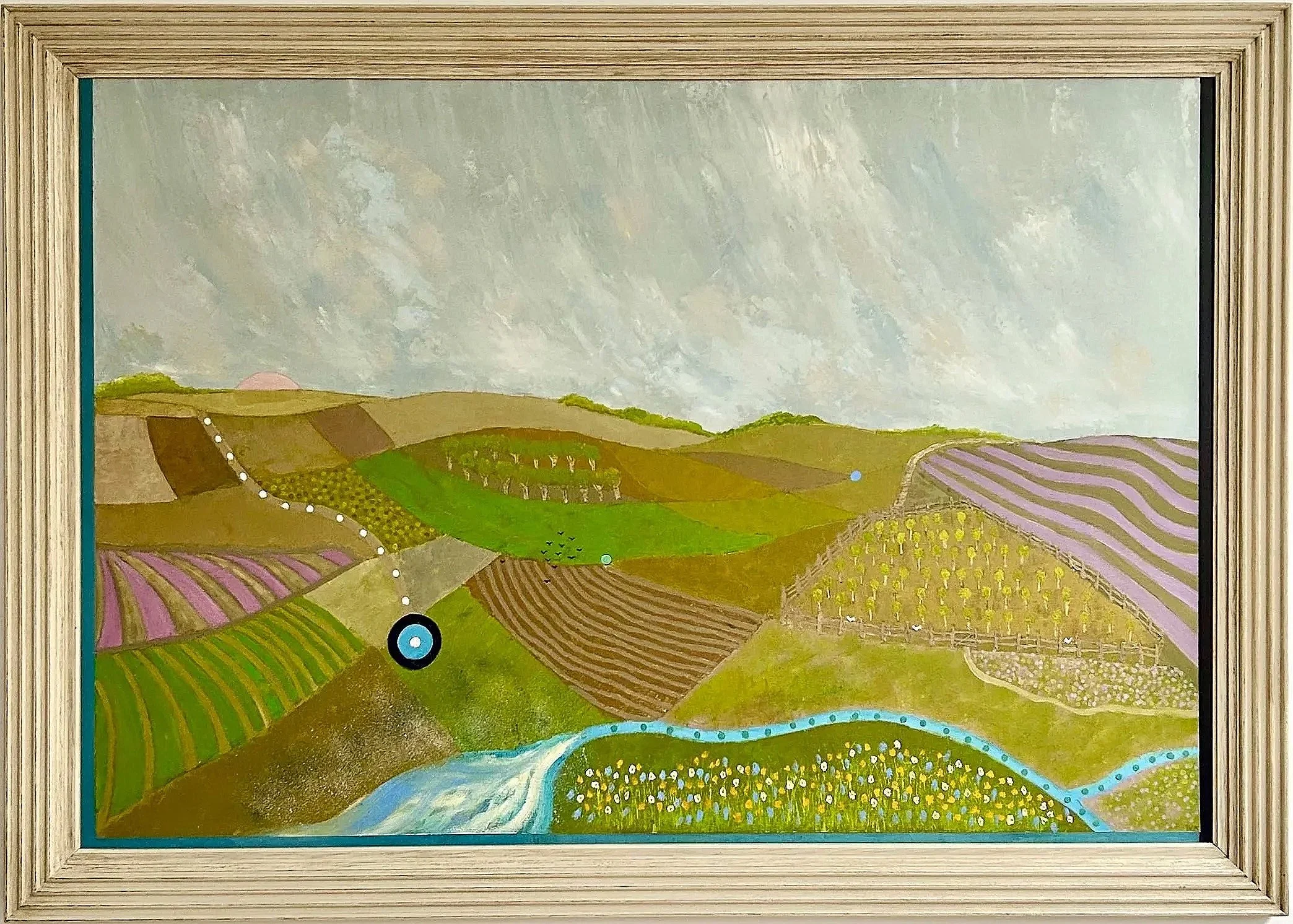 A Cotswold Orchard (107 x 150 cm)