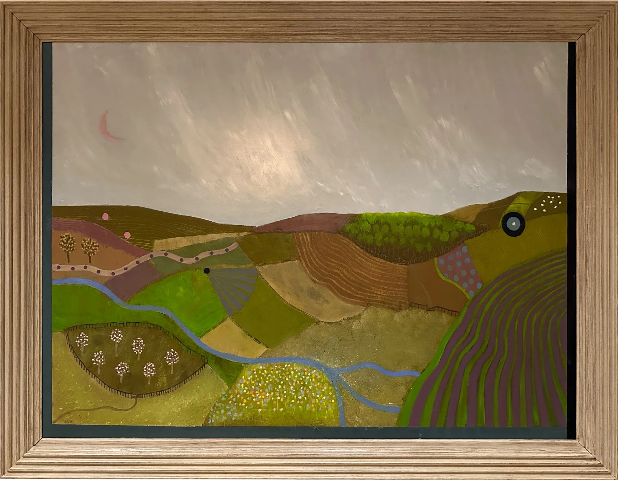 A Cotswold Copse (134 x 104 cm)