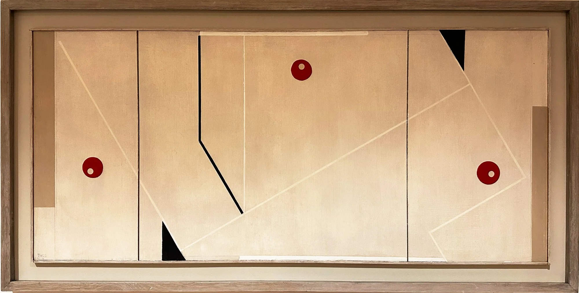 Red Lateral Rotation (125 x 63 cm)